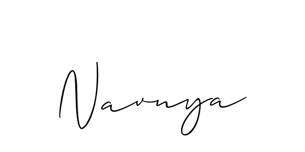 Also we have Navnya name is the best signature style. Create professional handwritten signature collection using Allison_Script autograph style. Navnya signature style 2 images and pictures png