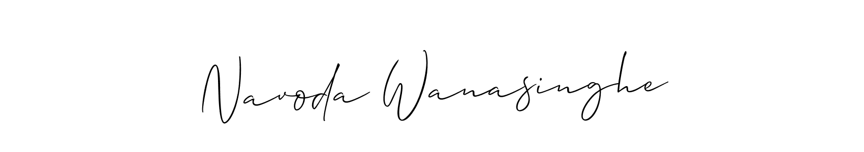 Similarly Allison_Script is the best handwritten signature design. Signature creator online .You can use it as an online autograph creator for name Navoda Wanasinghe. Navoda Wanasinghe signature style 2 images and pictures png