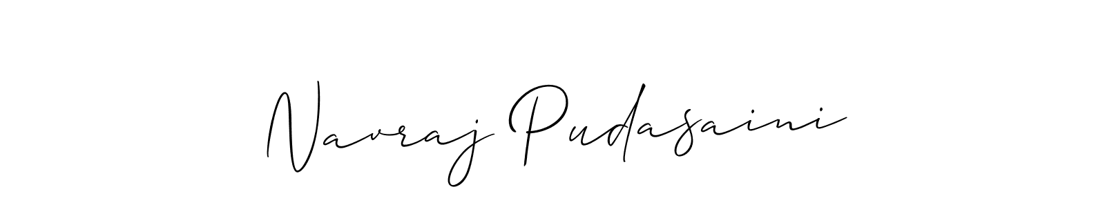 Design your own signature with our free online signature maker. With this signature software, you can create a handwritten (Allison_Script) signature for name Navraj Pudasaini. Navraj Pudasaini signature style 2 images and pictures png