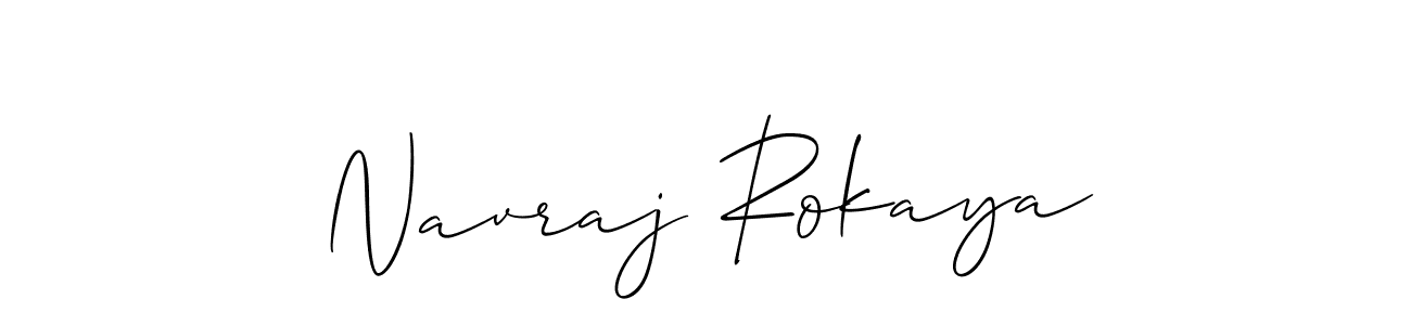 The best way (Allison_Script) to make a short signature is to pick only two or three words in your name. The name Navraj Rokaya include a total of six letters. For converting this name. Navraj Rokaya signature style 2 images and pictures png