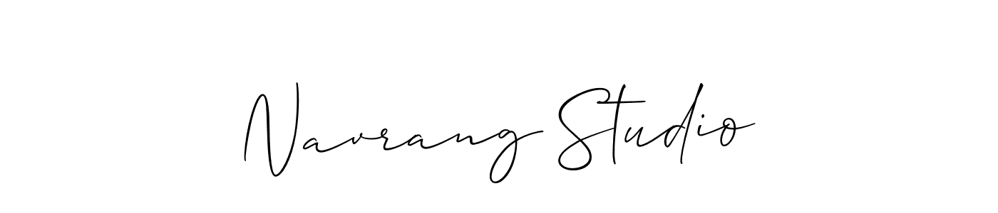 See photos of Navrang Studio official signature by Spectra . Check more albums & portfolios. Read reviews & check more about Allison_Script font. Navrang Studio signature style 2 images and pictures png