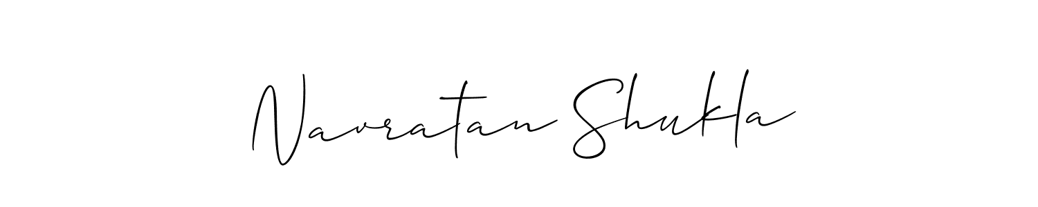 Also we have Navratan Shukla name is the best signature style. Create professional handwritten signature collection using Allison_Script autograph style. Navratan Shukla signature style 2 images and pictures png