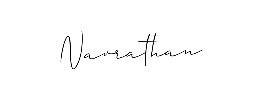 Create a beautiful signature design for name Navrathan. With this signature (Allison_Script) fonts, you can make a handwritten signature for free. Navrathan signature style 2 images and pictures png