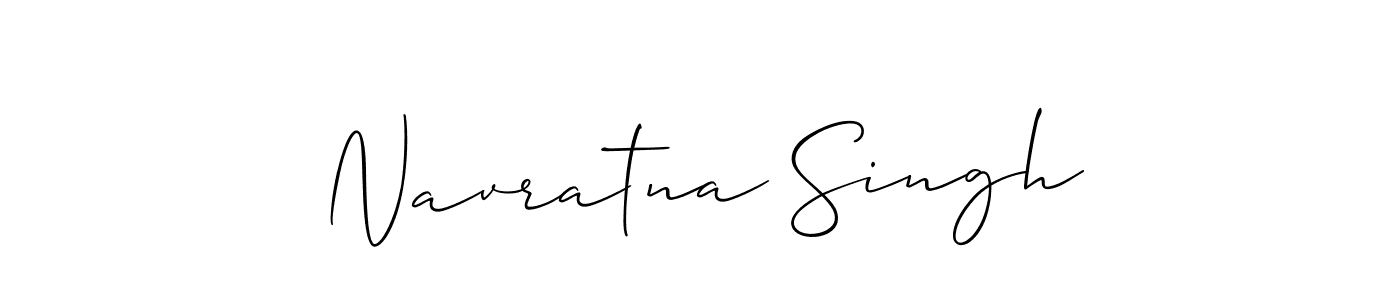 Similarly Allison_Script is the best handwritten signature design. Signature creator online .You can use it as an online autograph creator for name Navratna Singh. Navratna Singh signature style 2 images and pictures png