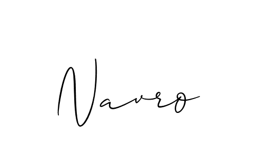 Also we have Navro name is the best signature style. Create professional handwritten signature collection using Allison_Script autograph style. Navro signature style 2 images and pictures png