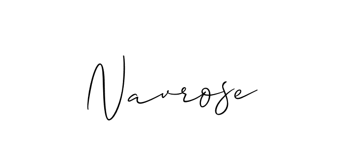 Make a beautiful signature design for name Navrose. Use this online signature maker to create a handwritten signature for free. Navrose signature style 2 images and pictures png