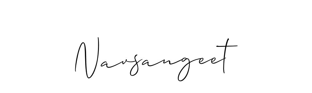 Also You can easily find your signature by using the search form. We will create Navsangeet name handwritten signature images for you free of cost using Allison_Script sign style. Navsangeet signature style 2 images and pictures png