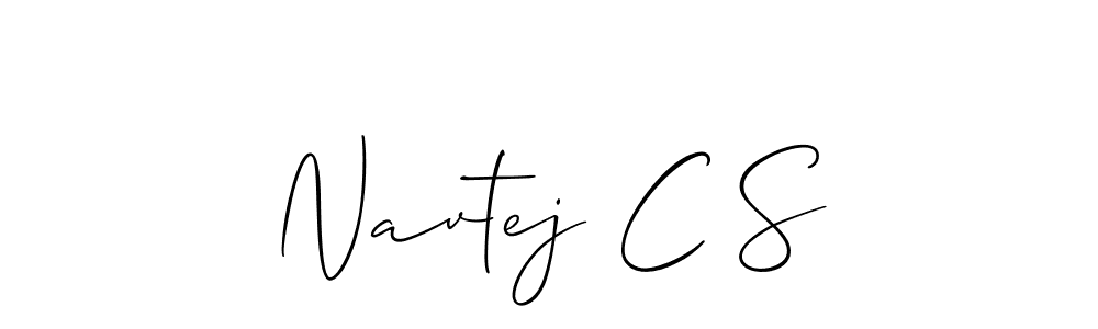 Best and Professional Signature Style for Navtej C S. Allison_Script Best Signature Style Collection. Navtej C S signature style 2 images and pictures png