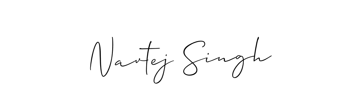 Use a signature maker to create a handwritten signature online. With this signature software, you can design (Allison_Script) your own signature for name Navtej Singh. Navtej Singh signature style 2 images and pictures png