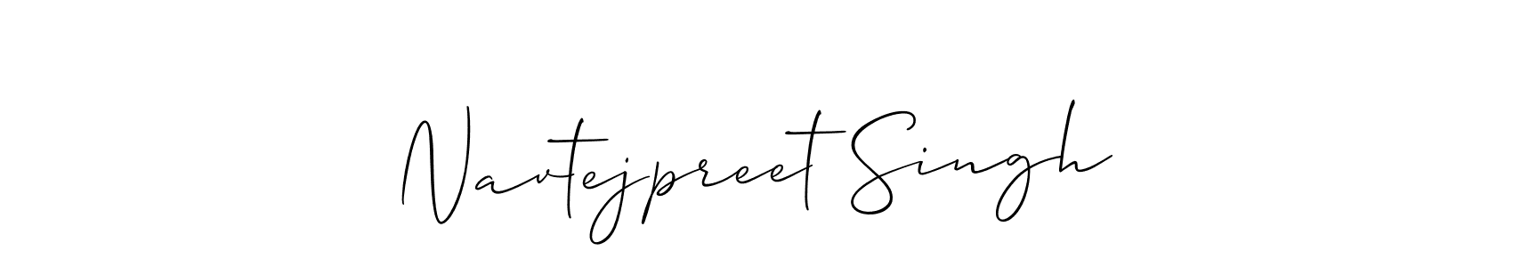 How to make Navtejpreet Singh signature? Allison_Script is a professional autograph style. Create handwritten signature for Navtejpreet Singh name. Navtejpreet Singh signature style 2 images and pictures png