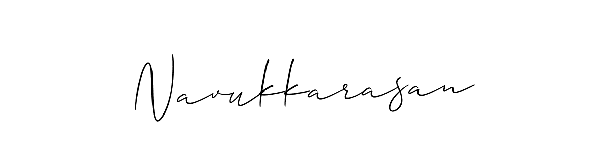 The best way (Allison_Script) to make a short signature is to pick only two or three words in your name. The name Navukkarasan include a total of six letters. For converting this name. Navukkarasan signature style 2 images and pictures png
