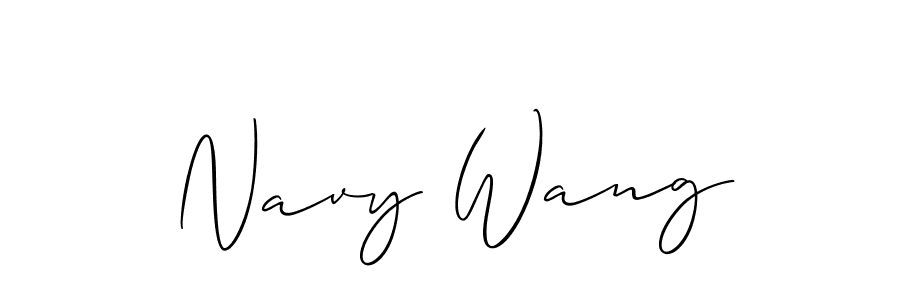 Make a beautiful signature design for name Navy Wang. Use this online signature maker to create a handwritten signature for free. Navy Wang signature style 2 images and pictures png