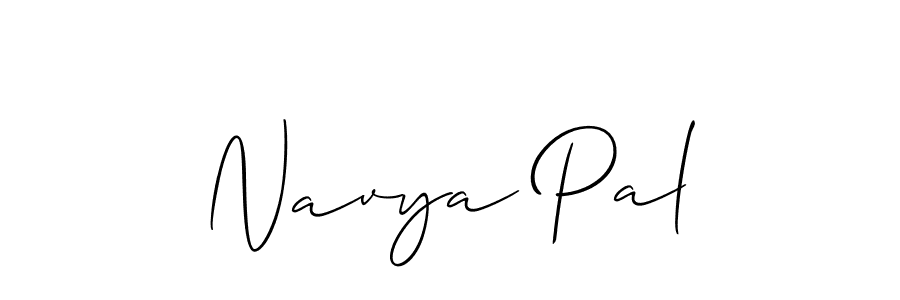 Also we have Navya Pal name is the best signature style. Create professional handwritten signature collection using Allison_Script autograph style. Navya Pal signature style 2 images and pictures png