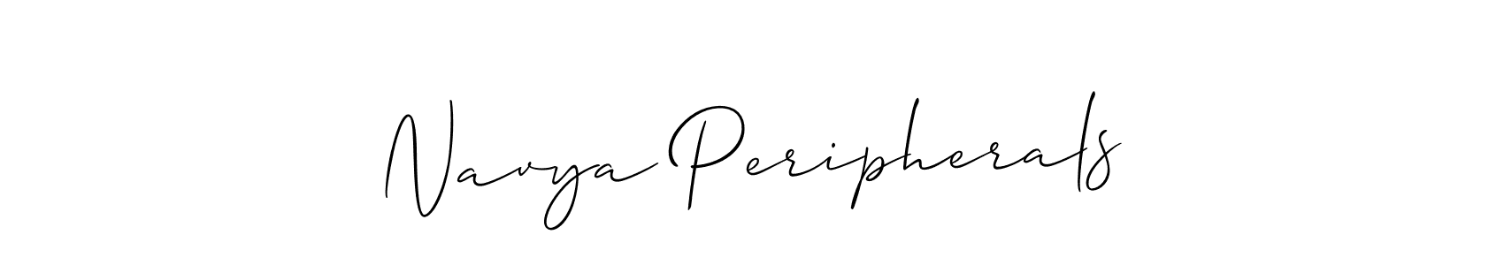 Once you've used our free online signature maker to create your best signature Allison_Script style, it's time to enjoy all of the benefits that Navya Peripherals name signing documents. Navya Peripherals signature style 2 images and pictures png