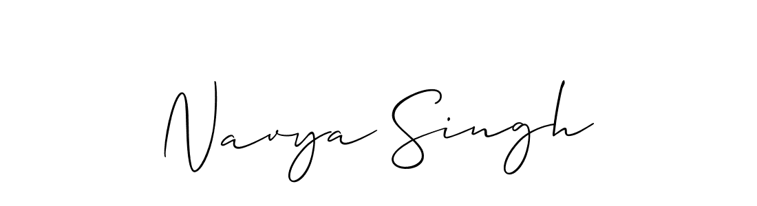 You should practise on your own different ways (Allison_Script) to write your name (Navya Singh) in signature. don't let someone else do it for you. Navya Singh signature style 2 images and pictures png