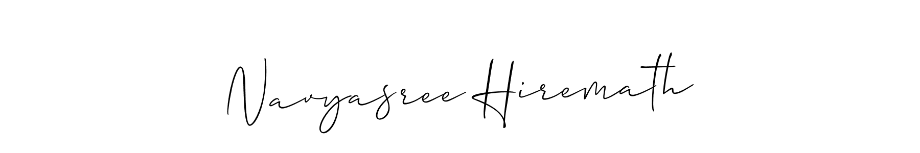 How to Draw Navyasree Hiremath signature style? Allison_Script is a latest design signature styles for name Navyasree Hiremath. Navyasree Hiremath signature style 2 images and pictures png