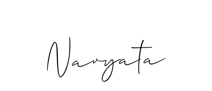 Here are the top 10 professional signature styles for the name Navyata. These are the best autograph styles you can use for your name. Navyata signature style 2 images and pictures png