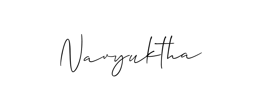 Make a beautiful signature design for name Navyuktha. Use this online signature maker to create a handwritten signature for free. Navyuktha signature style 2 images and pictures png