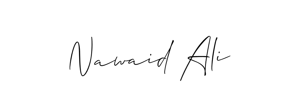 Make a beautiful signature design for name Nawaid Ali. Use this online signature maker to create a handwritten signature for free. Nawaid Ali signature style 2 images and pictures png