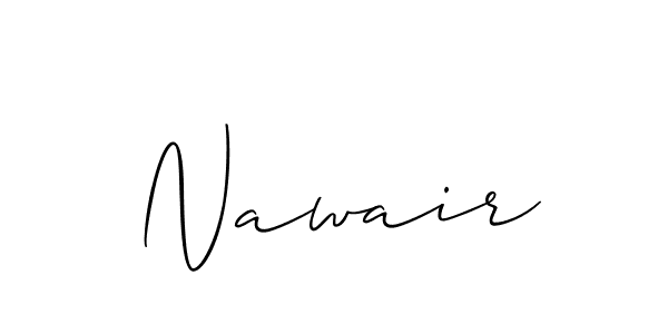 Also we have Nawair name is the best signature style. Create professional handwritten signature collection using Allison_Script autograph style. Nawair signature style 2 images and pictures png