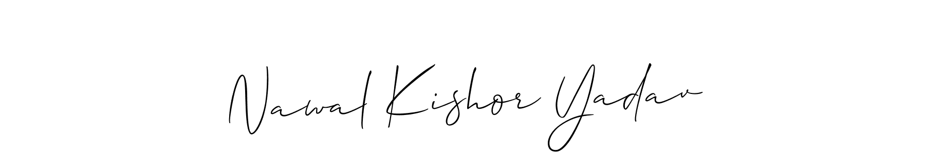 Best and Professional Signature Style for Nawal Kishor Yadav. Allison_Script Best Signature Style Collection. Nawal Kishor Yadav signature style 2 images and pictures png