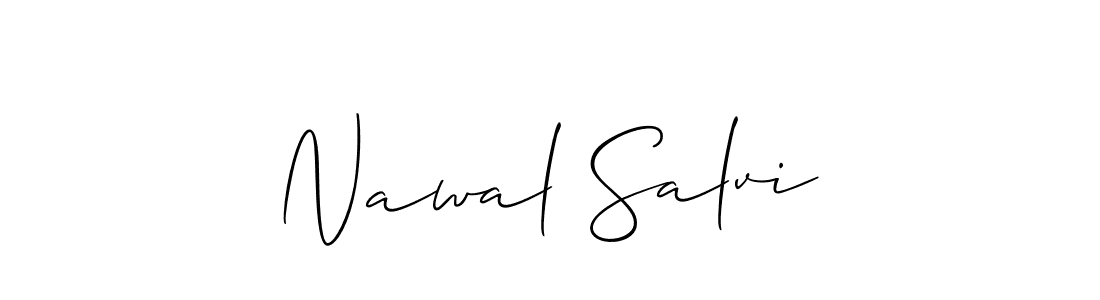 Similarly Allison_Script is the best handwritten signature design. Signature creator online .You can use it as an online autograph creator for name Nawal Salvi. Nawal Salvi signature style 2 images and pictures png