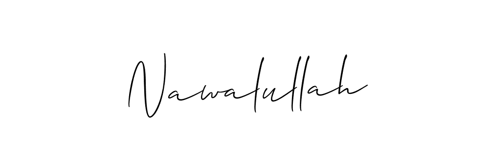 Make a beautiful signature design for name Nawalullah. With this signature (Allison_Script) style, you can create a handwritten signature for free. Nawalullah signature style 2 images and pictures png
