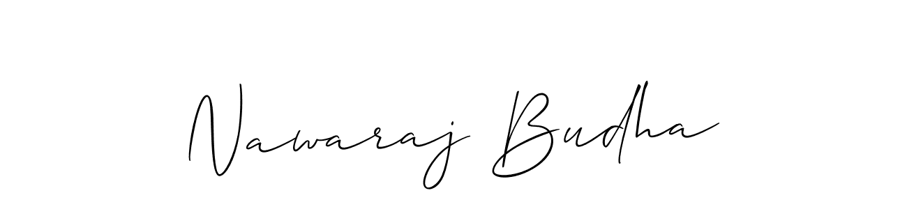 Also we have Nawaraj Budha name is the best signature style. Create professional handwritten signature collection using Allison_Script autograph style. Nawaraj Budha signature style 2 images and pictures png