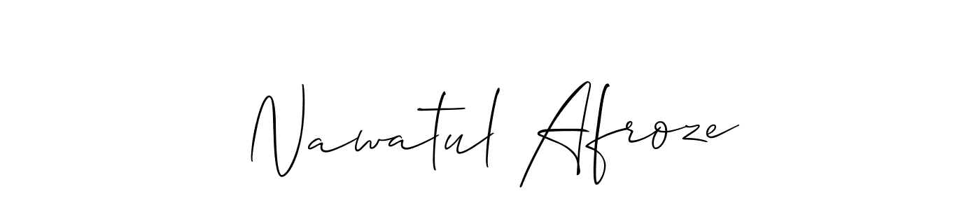 Best and Professional Signature Style for Nawatul Afroze. Allison_Script Best Signature Style Collection. Nawatul Afroze signature style 2 images and pictures png