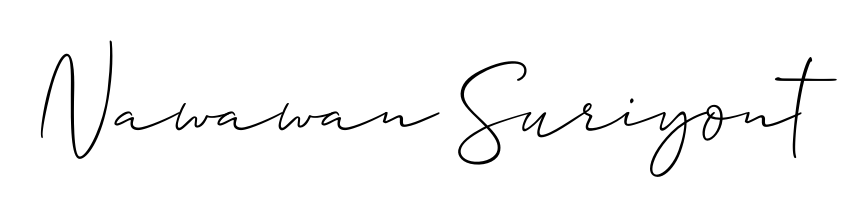 Practice writing Nawawan Suriyont with the flow of Allison_Script lettering. A fantastic source of inspiration for developing your personal signature style. Nawawan Suriyont signature style 2 images and pictures png