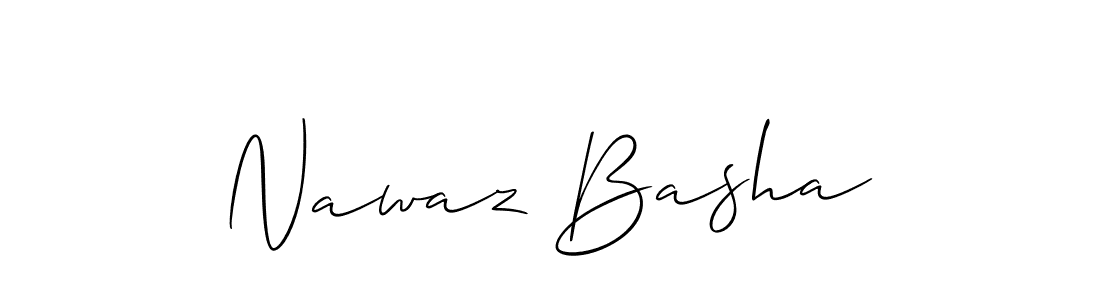 You should practise on your own different ways (Allison_Script) to write your name (Nawaz Basha) in signature. don't let someone else do it for you. Nawaz Basha signature style 2 images and pictures png