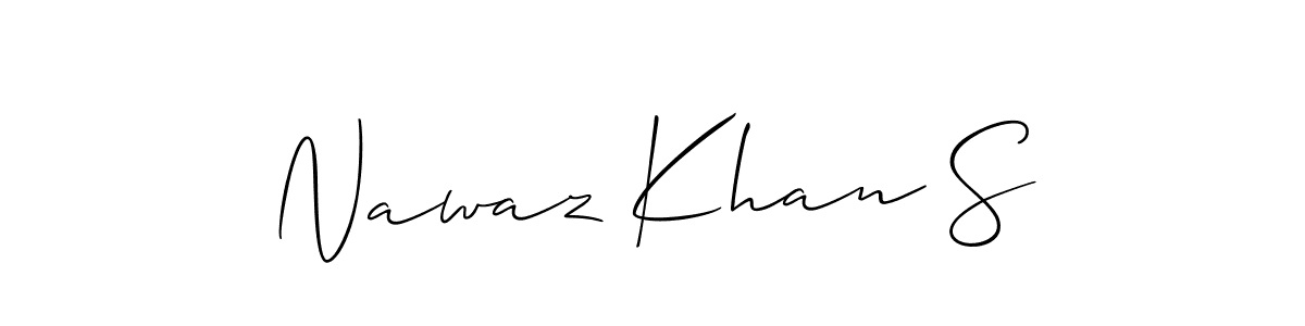 This is the best signature style for the Nawaz Khan S name. Also you like these signature font (Allison_Script). Mix name signature. Nawaz Khan S signature style 2 images and pictures png