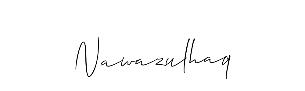 Also we have Nawazulhaq name is the best signature style. Create professional handwritten signature collection using Allison_Script autograph style. Nawazulhaq signature style 2 images and pictures png