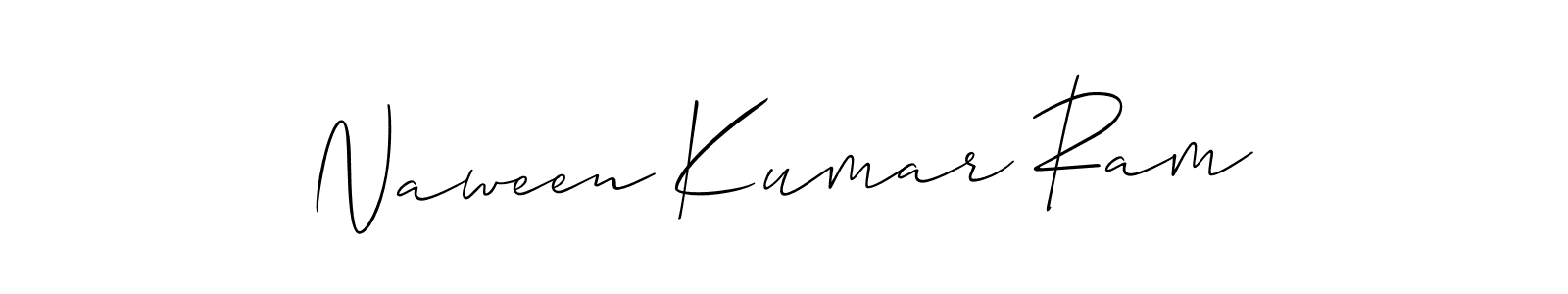 Also You can easily find your signature by using the search form. We will create Naween Kumar Ram name handwritten signature images for you free of cost using Allison_Script sign style. Naween Kumar Ram signature style 2 images and pictures png