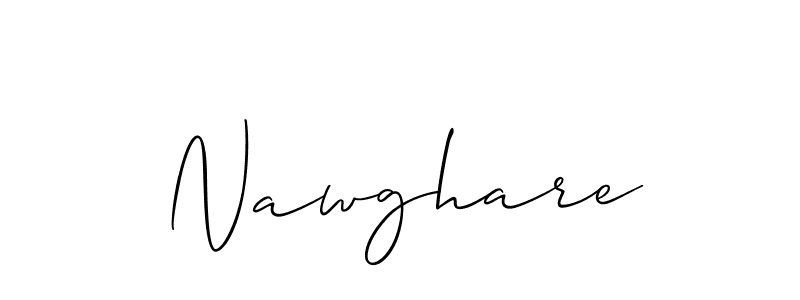 Make a beautiful signature design for name Nawghare. With this signature (Allison_Script) style, you can create a handwritten signature for free. Nawghare signature style 2 images and pictures png