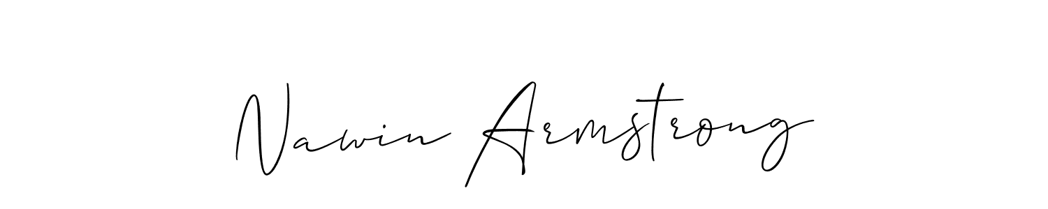 Best and Professional Signature Style for Nawin Armstrong. Allison_Script Best Signature Style Collection. Nawin Armstrong signature style 2 images and pictures png