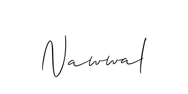 Nawwal stylish signature style. Best Handwritten Sign (Allison_Script) for my name. Handwritten Signature Collection Ideas for my name Nawwal. Nawwal signature style 2 images and pictures png