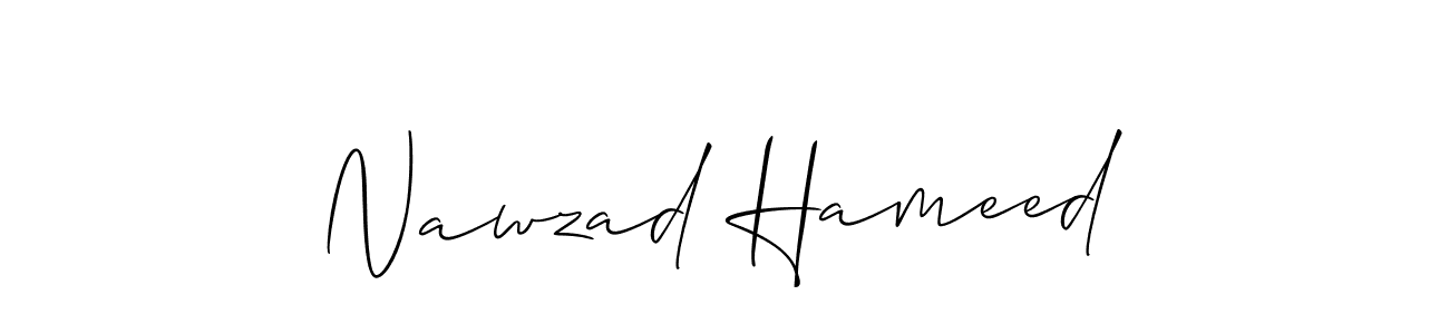 Make a beautiful signature design for name Nawzad Hameed. Use this online signature maker to create a handwritten signature for free. Nawzad Hameed signature style 2 images and pictures png