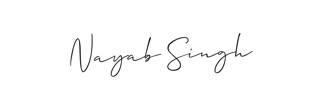 Make a short Nayab Singh signature style. Manage your documents anywhere anytime using Allison_Script. Create and add eSignatures, submit forms, share and send files easily. Nayab Singh signature style 2 images and pictures png