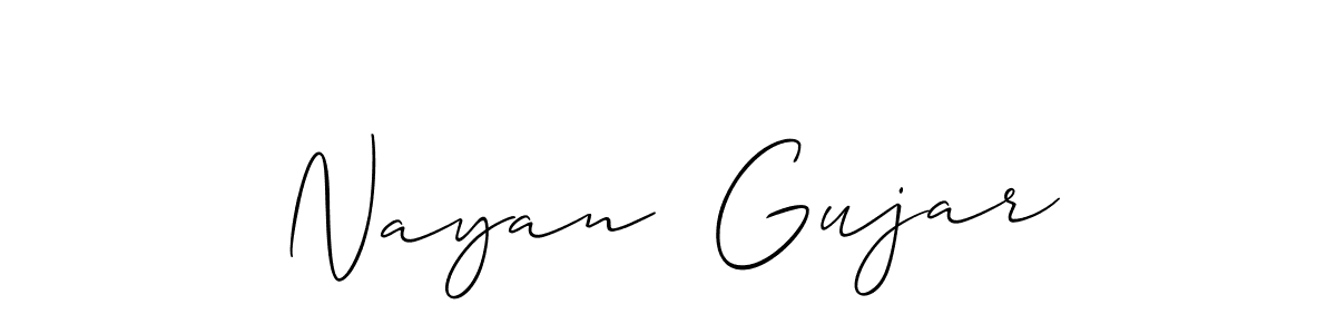 Best and Professional Signature Style for Nayan  Gujar. Allison_Script Best Signature Style Collection. Nayan  Gujar signature style 2 images and pictures png