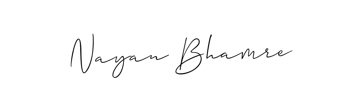 See photos of Nayan Bhamre official signature by Spectra . Check more albums & portfolios. Read reviews & check more about Allison_Script font. Nayan Bhamre signature style 2 images and pictures png
