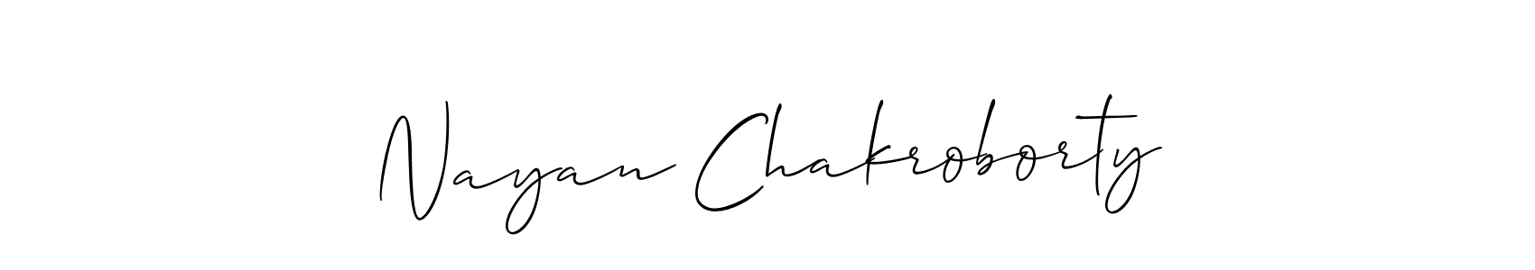 How to Draw Nayan Chakroborty signature style? Allison_Script is a latest design signature styles for name Nayan Chakroborty. Nayan Chakroborty signature style 2 images and pictures png