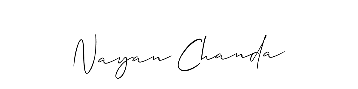 Make a beautiful signature design for name Nayan Chanda. Use this online signature maker to create a handwritten signature for free. Nayan Chanda signature style 2 images and pictures png