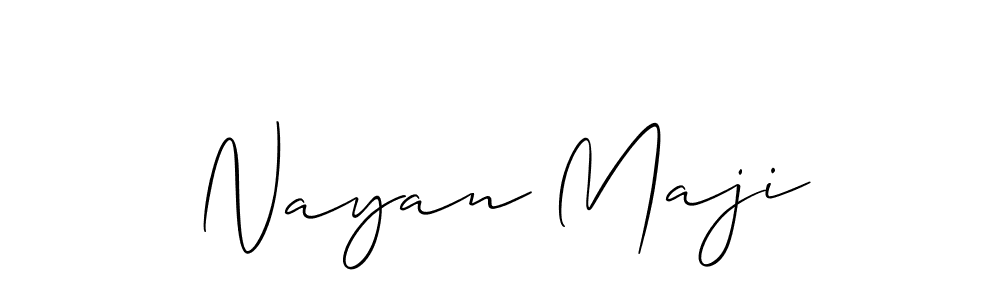 Make a beautiful signature design for name Nayan Maji. Use this online signature maker to create a handwritten signature for free. Nayan Maji signature style 2 images and pictures png
