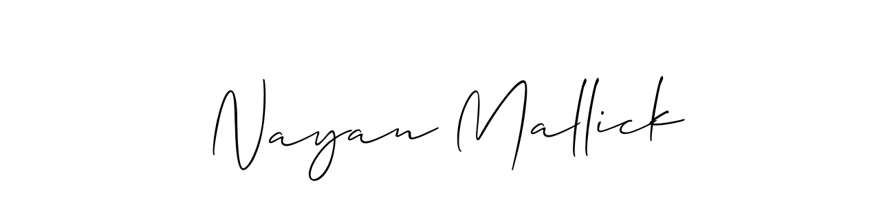 if you are searching for the best signature style for your name Nayan Mallick. so please give up your signature search. here we have designed multiple signature styles  using Allison_Script. Nayan Mallick signature style 2 images and pictures png