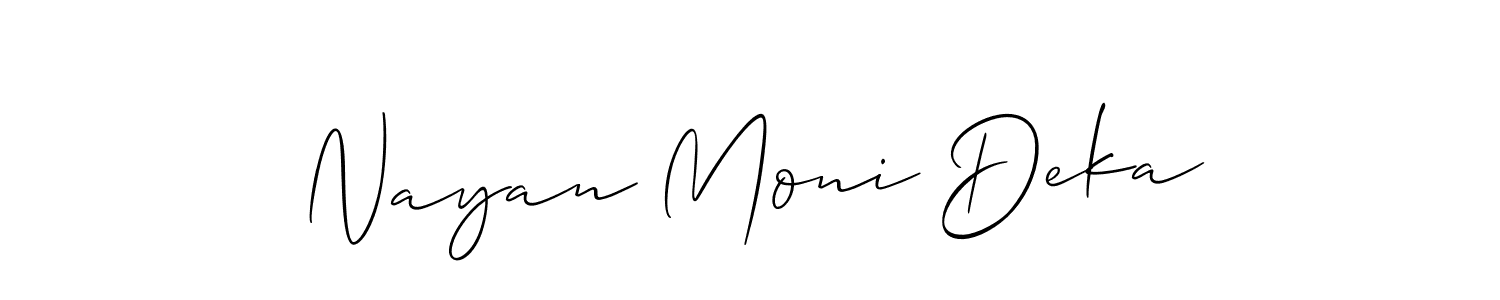 Once you've used our free online signature maker to create your best signature Allison_Script style, it's time to enjoy all of the benefits that Nayan Moni Deka name signing documents. Nayan Moni Deka signature style 2 images and pictures png