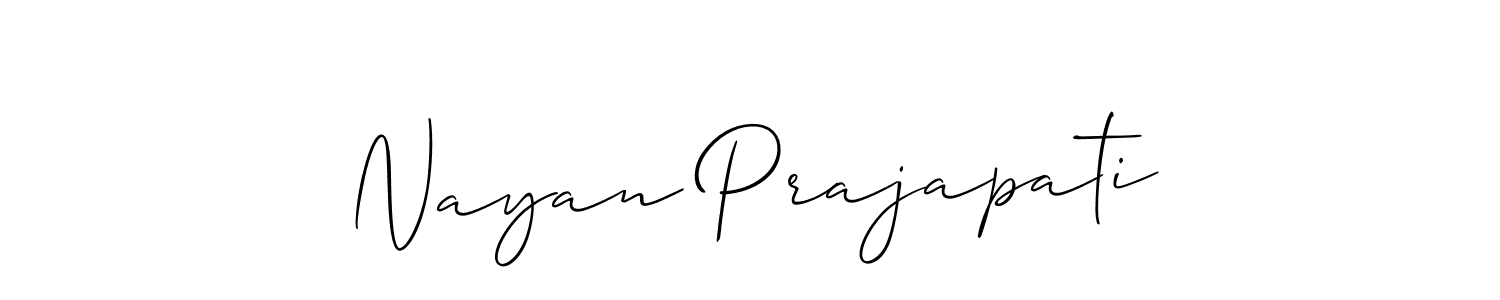 You can use this online signature creator to create a handwritten signature for the name Nayan Prajapati. This is the best online autograph maker. Nayan Prajapati signature style 2 images and pictures png