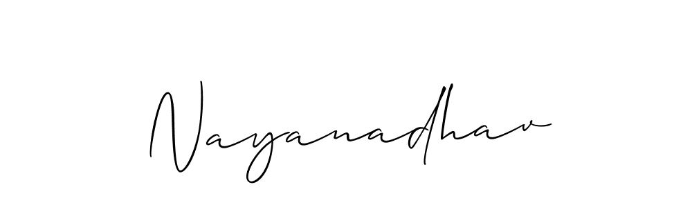 It looks lik you need a new signature style for name Nayanadhav. Design unique handwritten (Allison_Script) signature with our free signature maker in just a few clicks. Nayanadhav signature style 2 images and pictures png