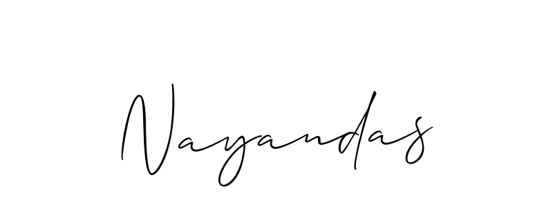 Make a beautiful signature design for name Nayandas. Use this online signature maker to create a handwritten signature for free. Nayandas signature style 2 images and pictures png