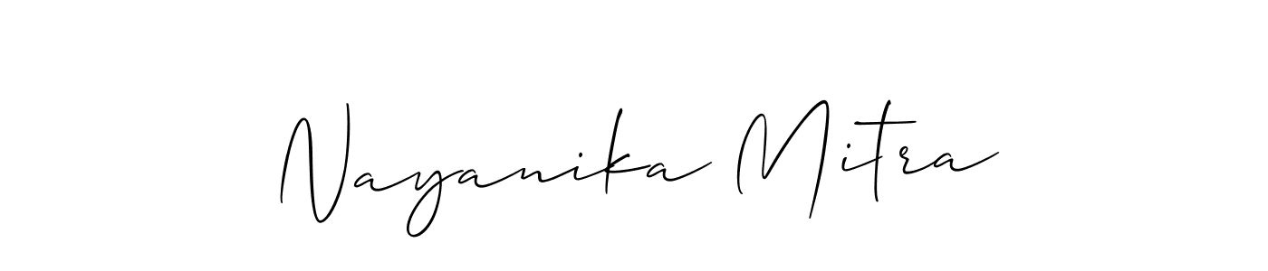 How to Draw Nayanika Mitra signature style? Allison_Script is a latest design signature styles for name Nayanika Mitra. Nayanika Mitra signature style 2 images and pictures png